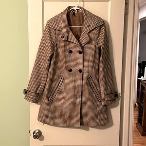 Like New Tan and Black Peacoat!